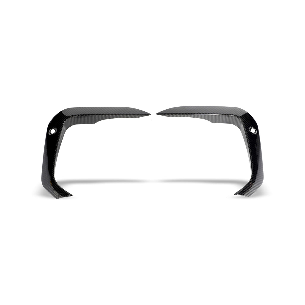 BMW X6M F96 Pre-LCI Carbon Fiber Front Bumper Canards