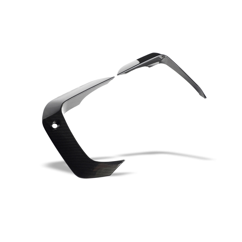 BMW X6M F96 Pre-LCI Carbon Fiber Front Bumper Canards