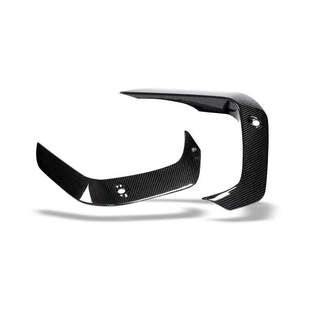 BMW X6M F96 Pre-LCI Carbon Fiber Front Bumper Canards