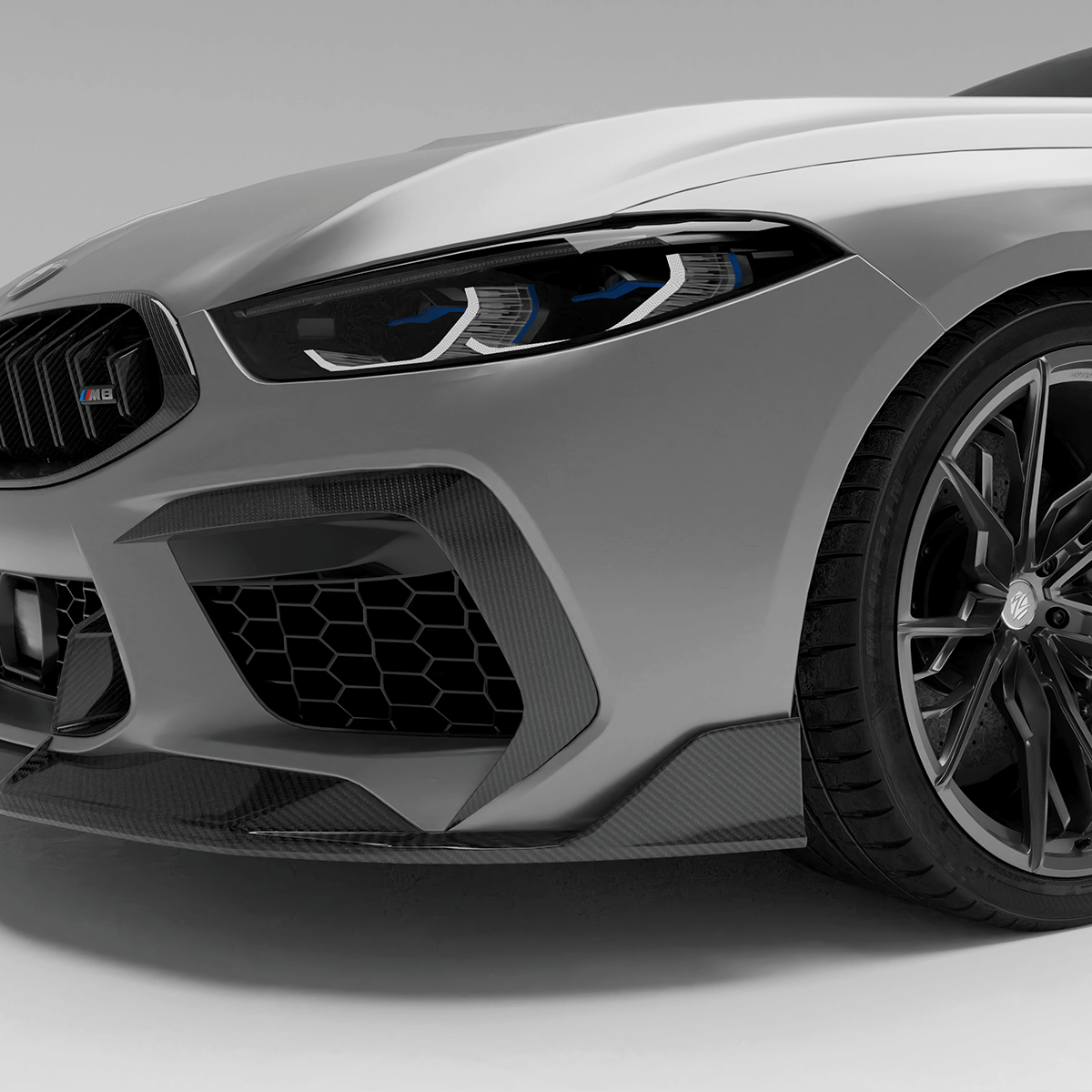BMW M8 F91 F92 F93 Carbon Fiber Canards