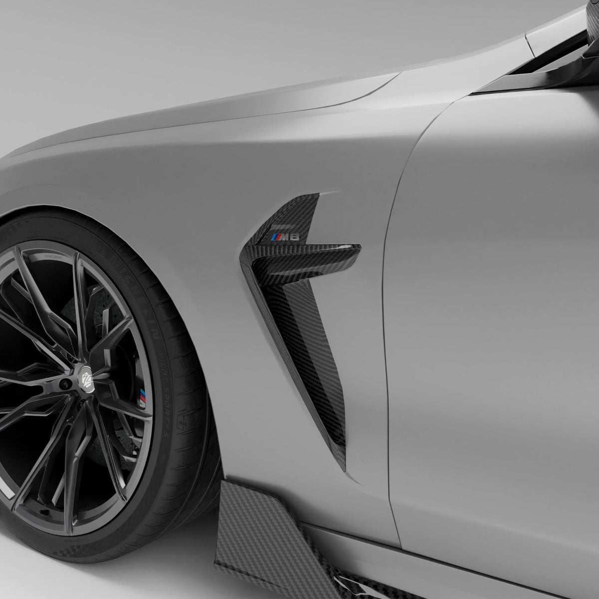BMW M8 F91 F92 F93 Carbon Fiber Side Vents