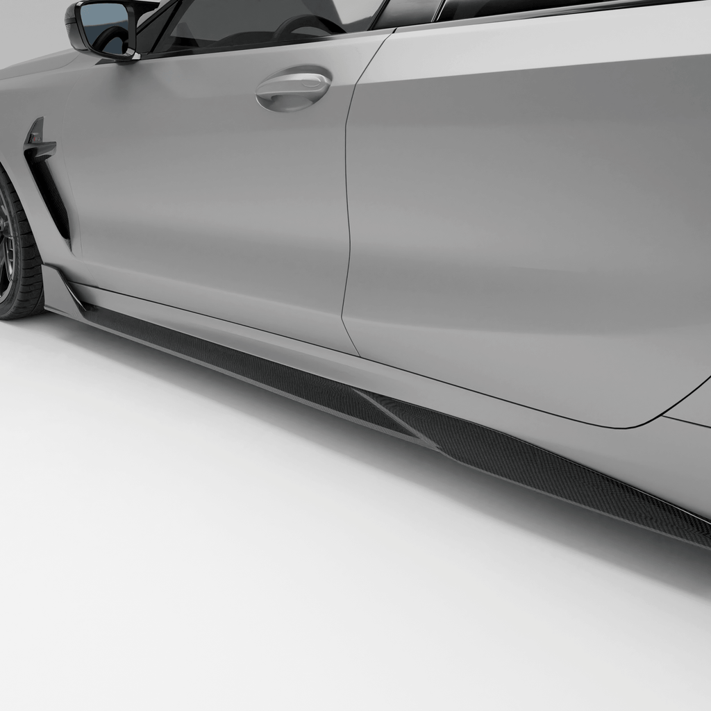 BMW M8 F93 Carbon Fiber Side Skirts