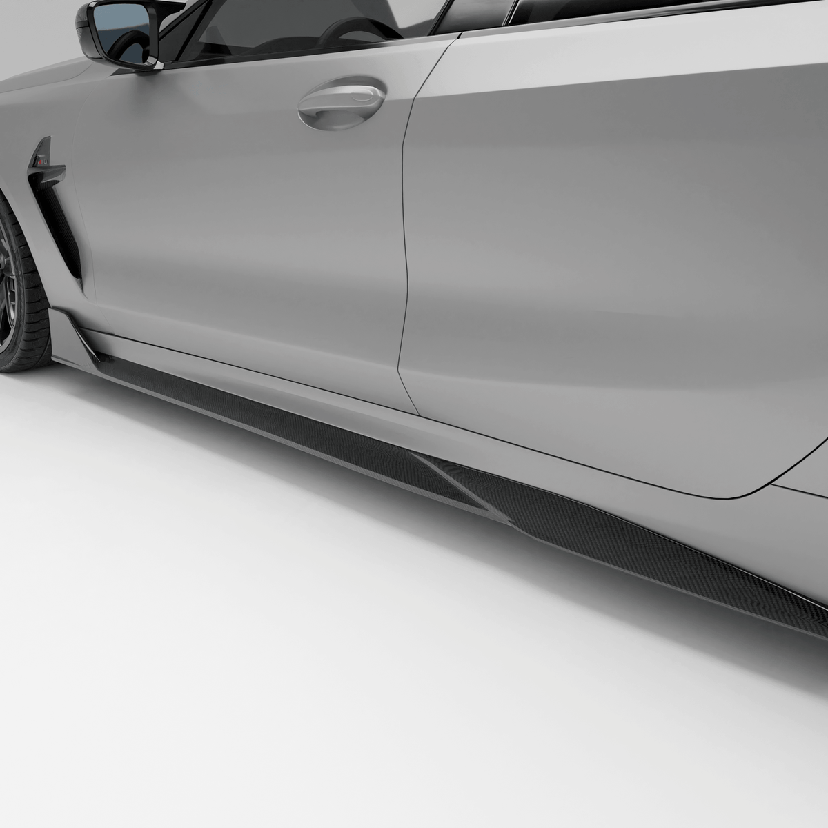 BMW M8 F93 Carbon Fiber Side Skirts