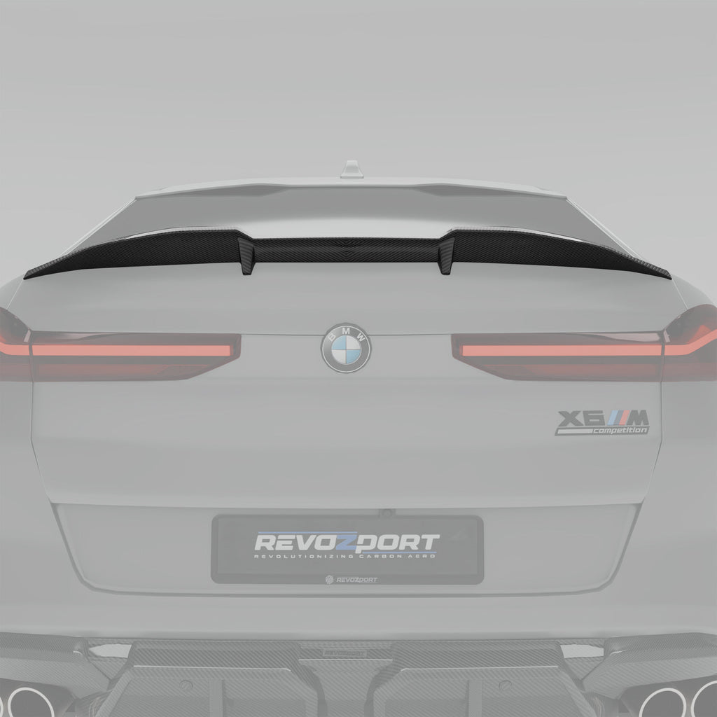 BMW X6M F96 LCI Carbon Fiber Rear Spoiler