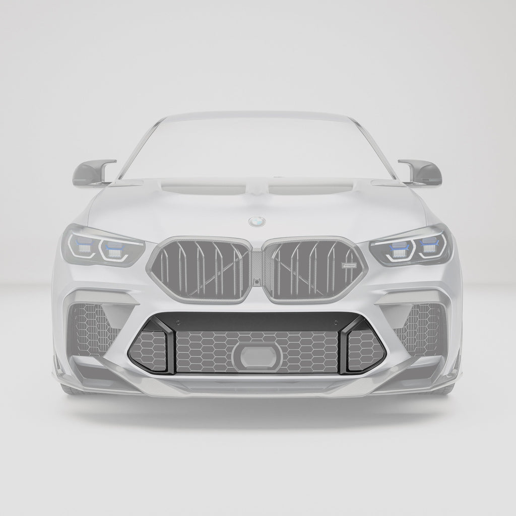 BMW X6M F96 Pre-LCI Carbon Fiber Front Air Intake Trim