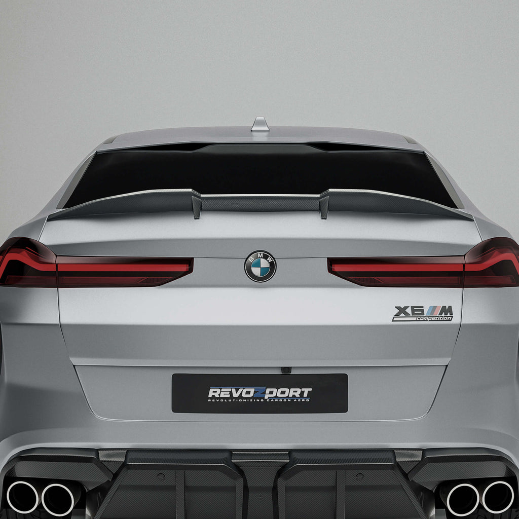 BMW X6M F96 Pre-LCI Carbon Fiber Rear Spoiler