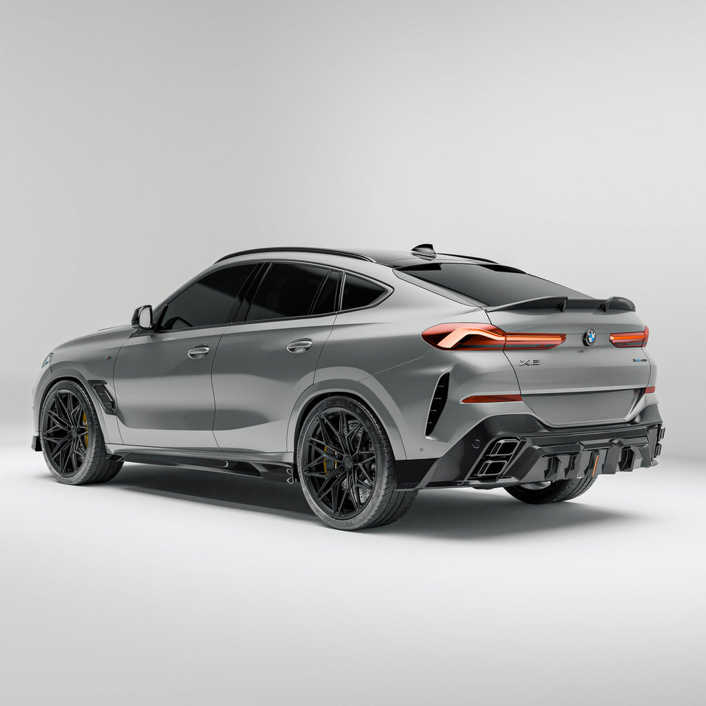 BMW X6 G06 LCI Carbon Fiber Side Skirts