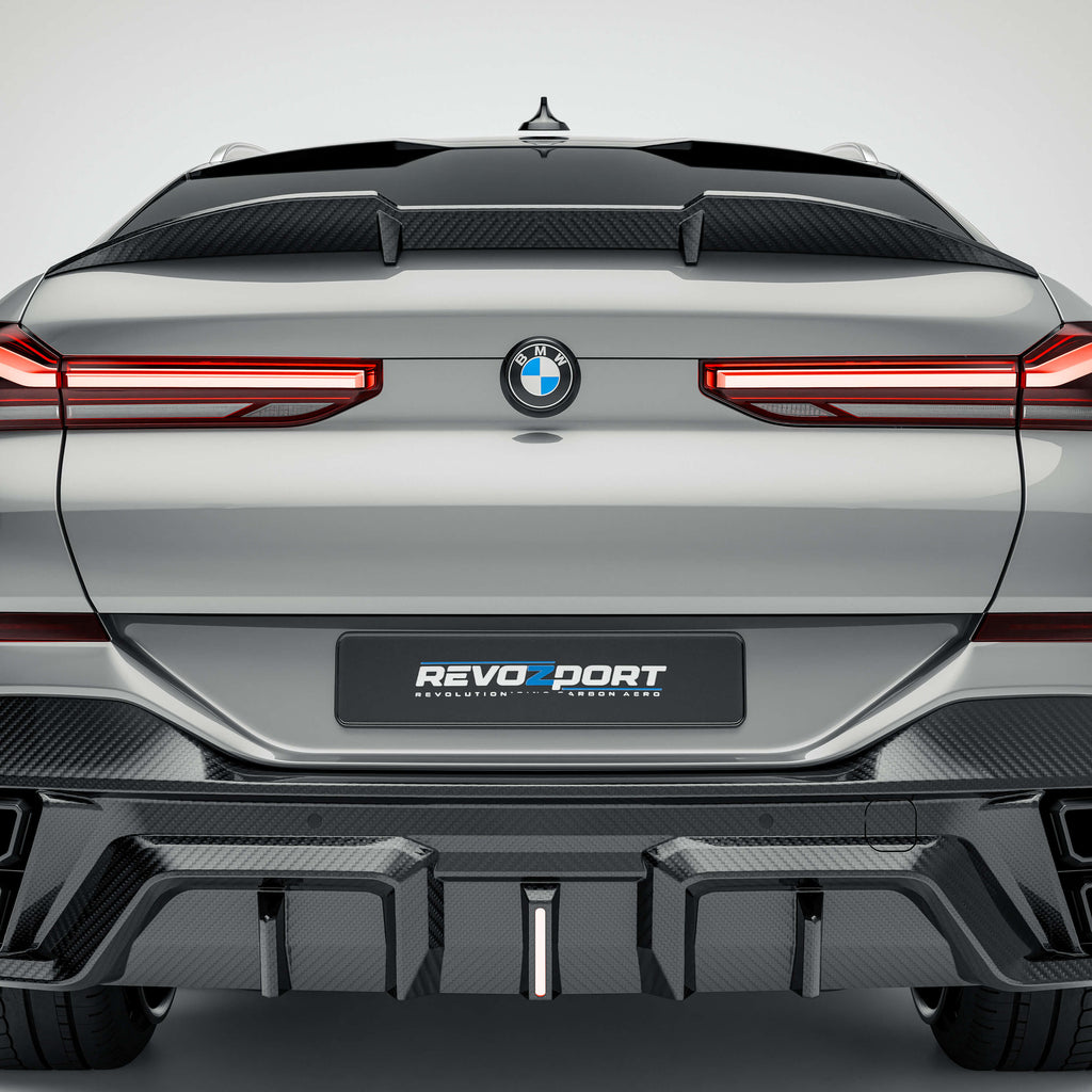 BMW X6 G06 LCI Carbon Fiber Rear Spoiler