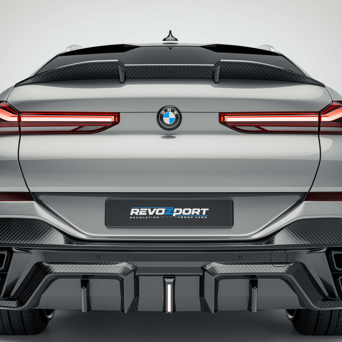 BMW X6 G06 LCI Carbon Fiber Rear Spoiler