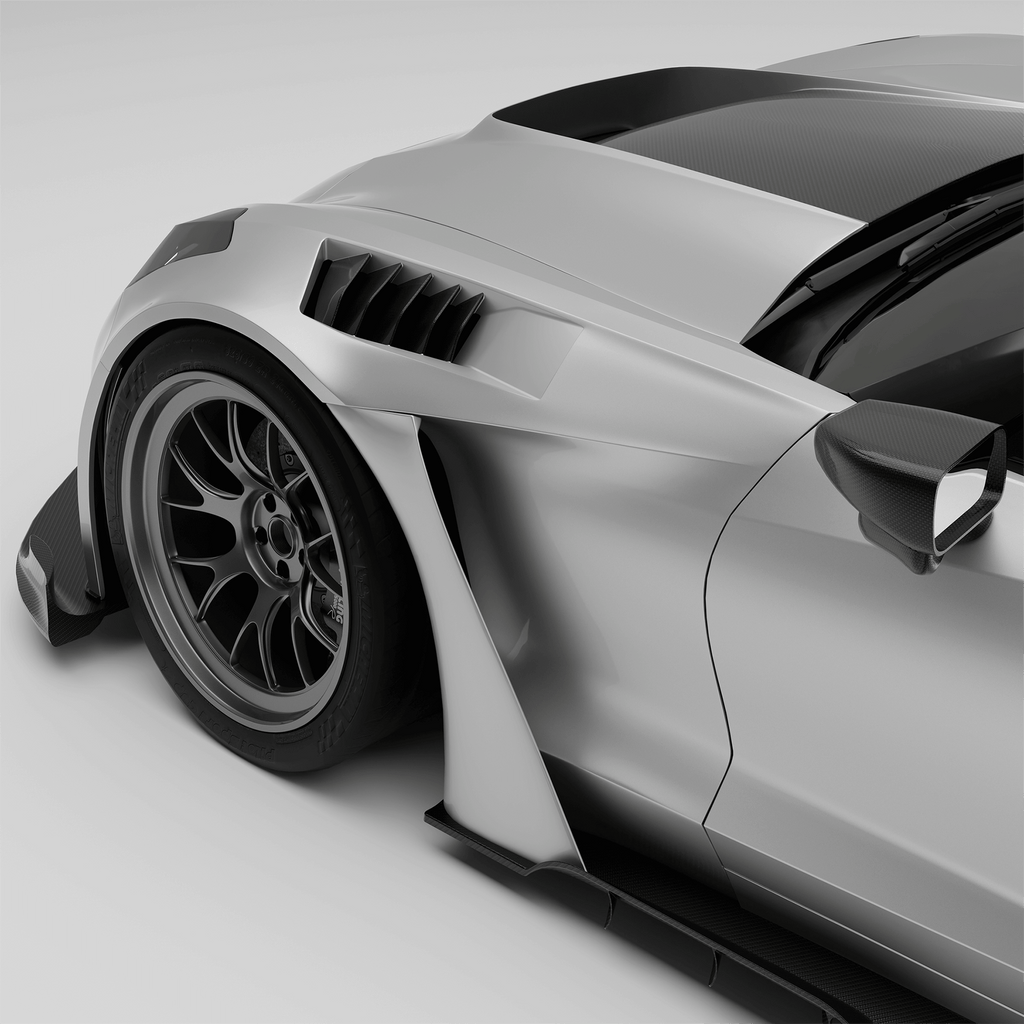 Corvette C7 Carbon Fiber Front Fenders