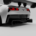 Corvette C7 Carbon Fiber Rear Diffuser