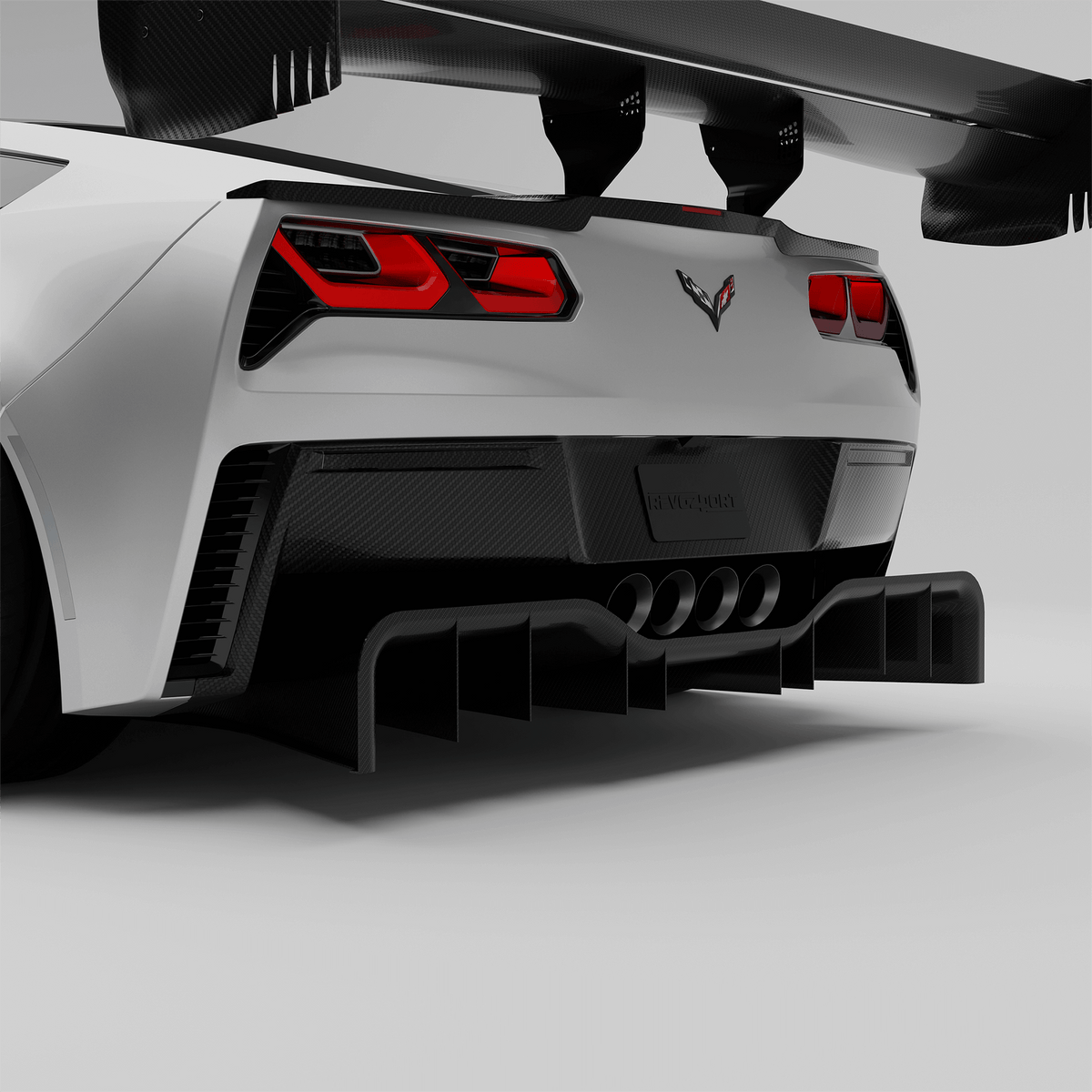 Corvette C7 Carbon Fiber Rear Diffuser