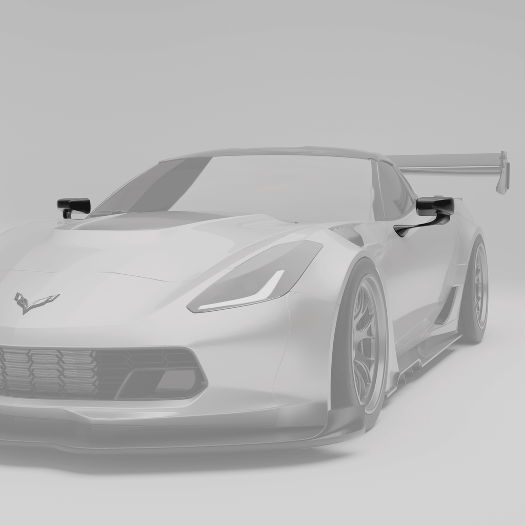 Corvette C7 Carbon Fiber Mirror Covers