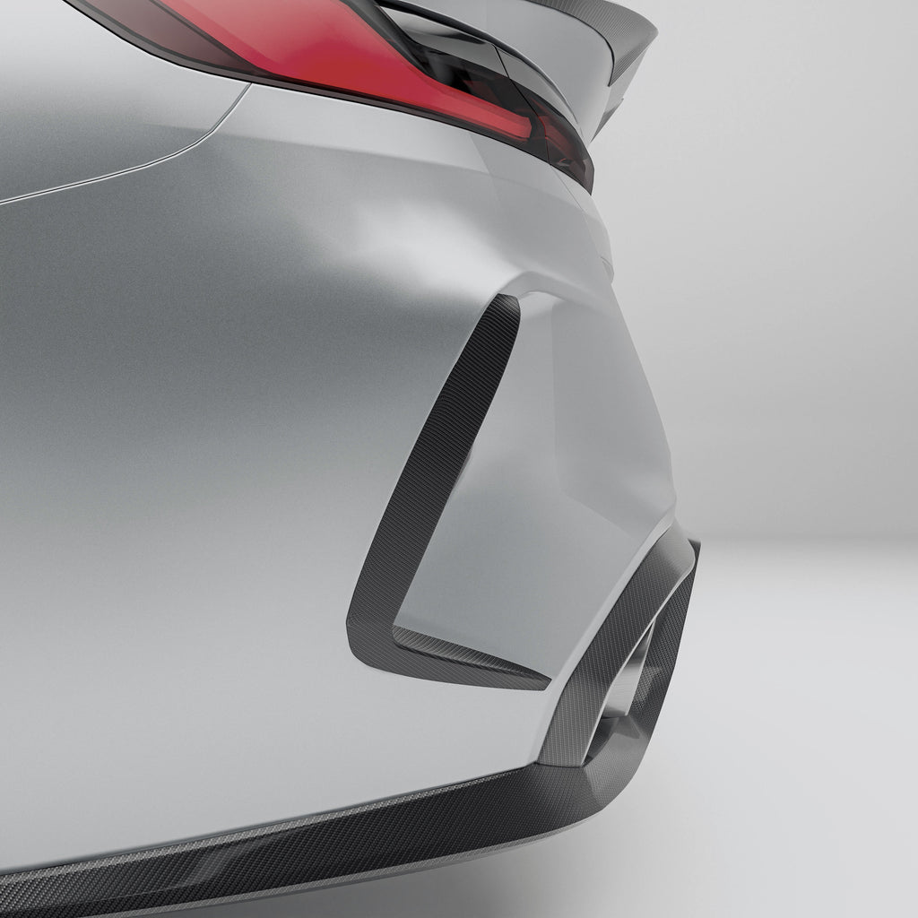 BMW M8 F91 F92 Carbon Fiber Rear Bumper Canards