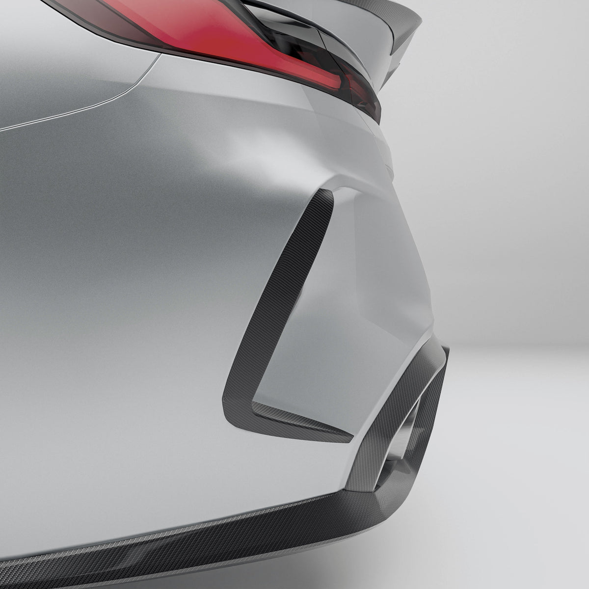 BMW M8 F91 F92 Carbon Fiber Rear Bumper Canards