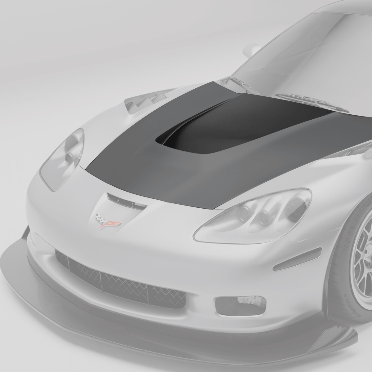 Corvette C6 Carbon Fiber Hood
