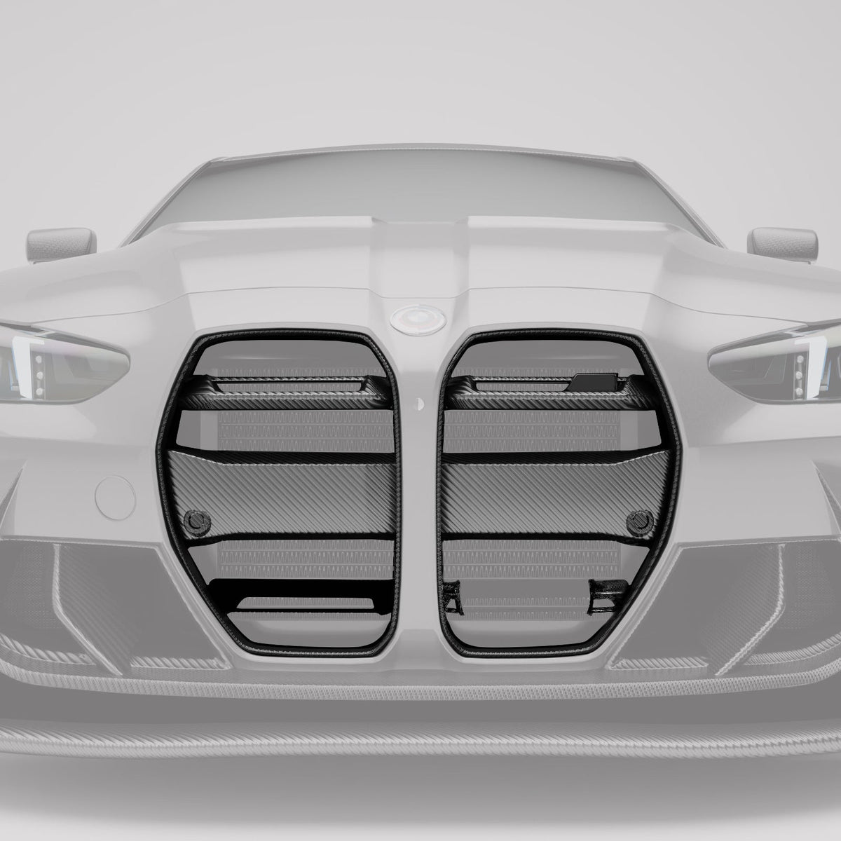 BMW M3 G80 Carbon Fiber Aero Front Grill (with ACC)