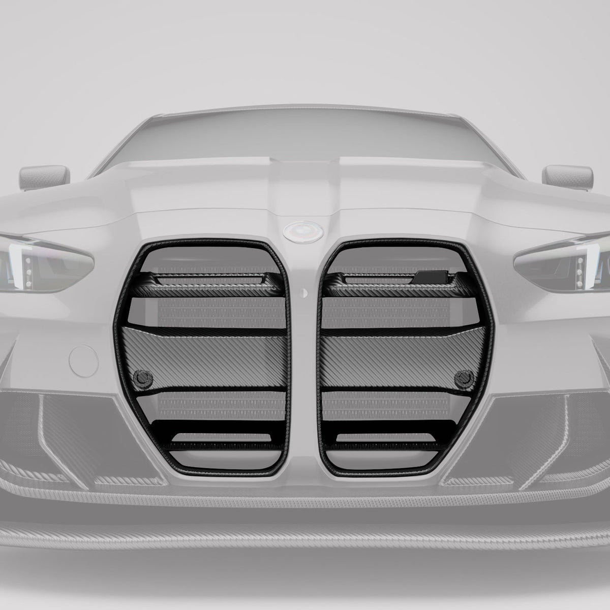 BMW M3 G80 Carbon Fiber Race Front Grill (without ACC)