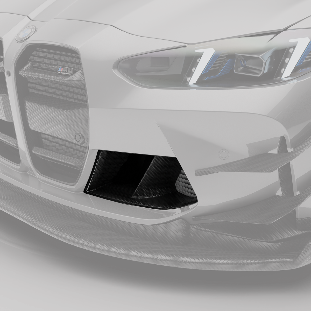 BMW M4 G82 Carbon Fiber Front Bumper Inlets