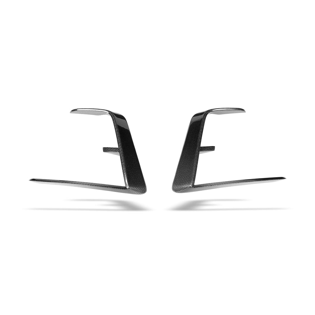 Tesla Model Y Premium (Juniper) Carbon Fiber Front Bumper Canards
