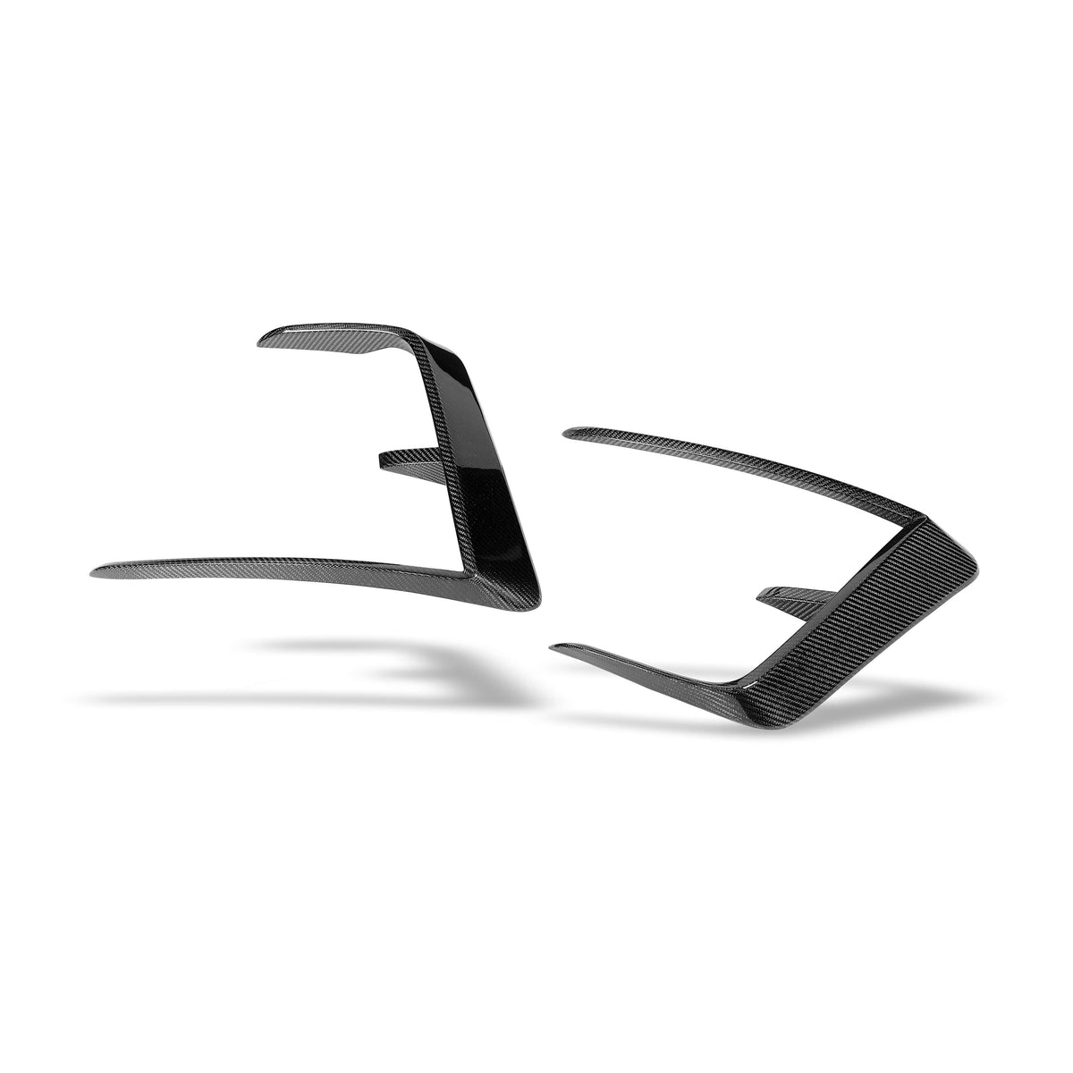 Tesla Model Y Premium (Juniper) Carbon Fiber Front Bumper Canards