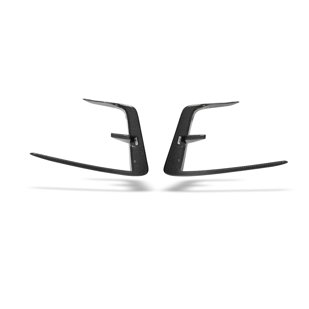 Tesla Model Y Premium (Juniper) Carbon Fiber Front Bumper Canards