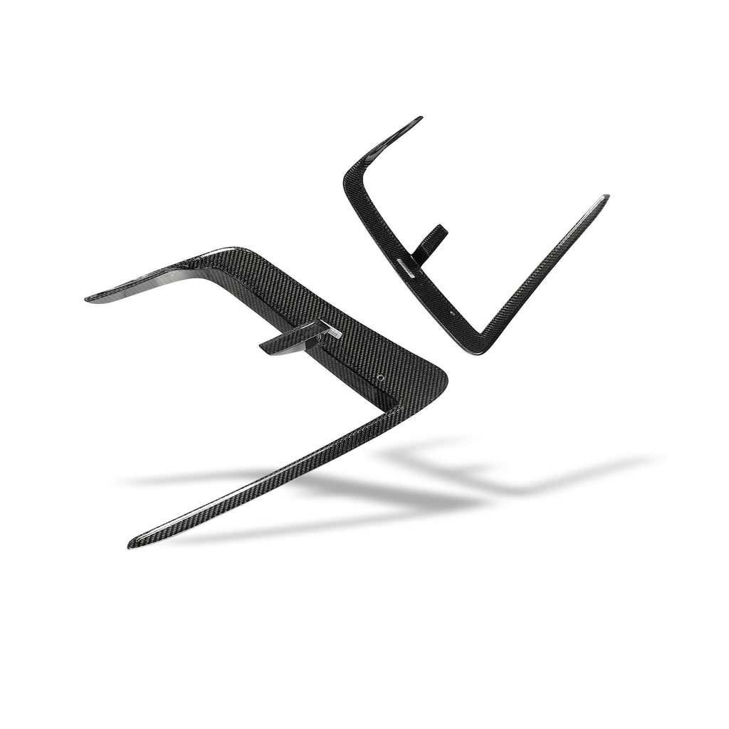 Tesla Model Y Premium (Juniper) Carbon Fiber Front Bumper Canards