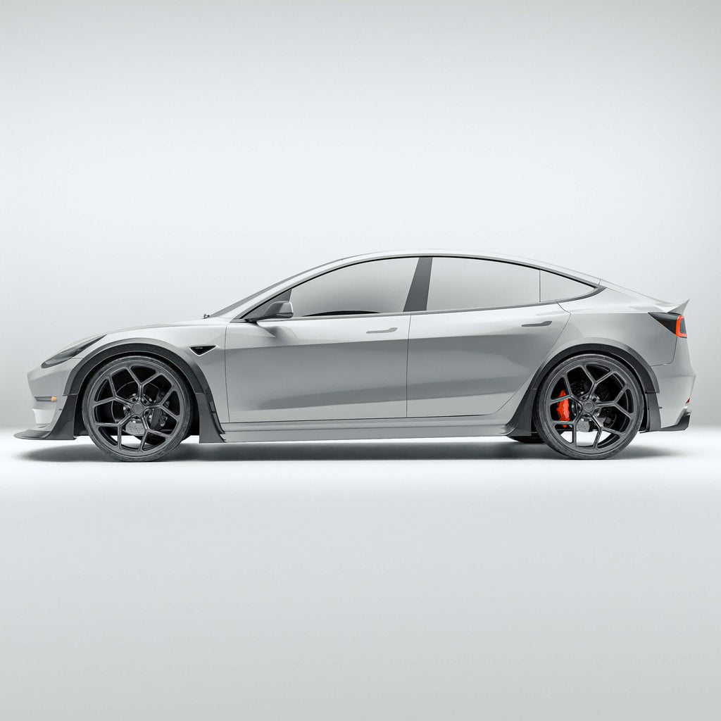 Tesla Model 3 Carbon Fiber Fender Flares
