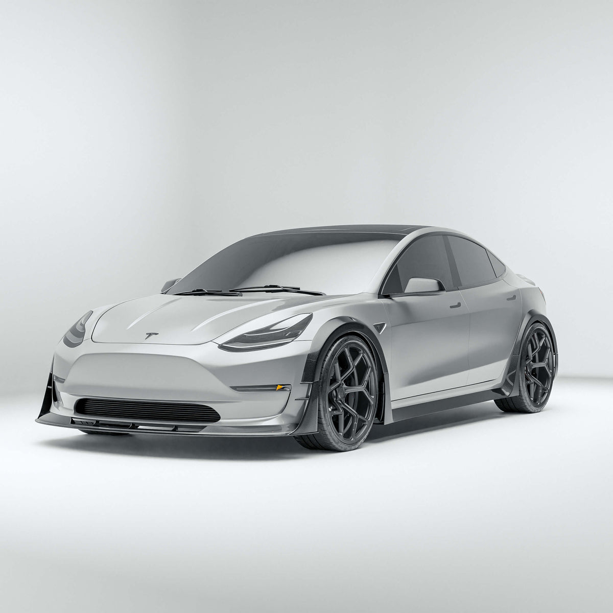 Tesla Model 3 Carbon Fiber Front Lip