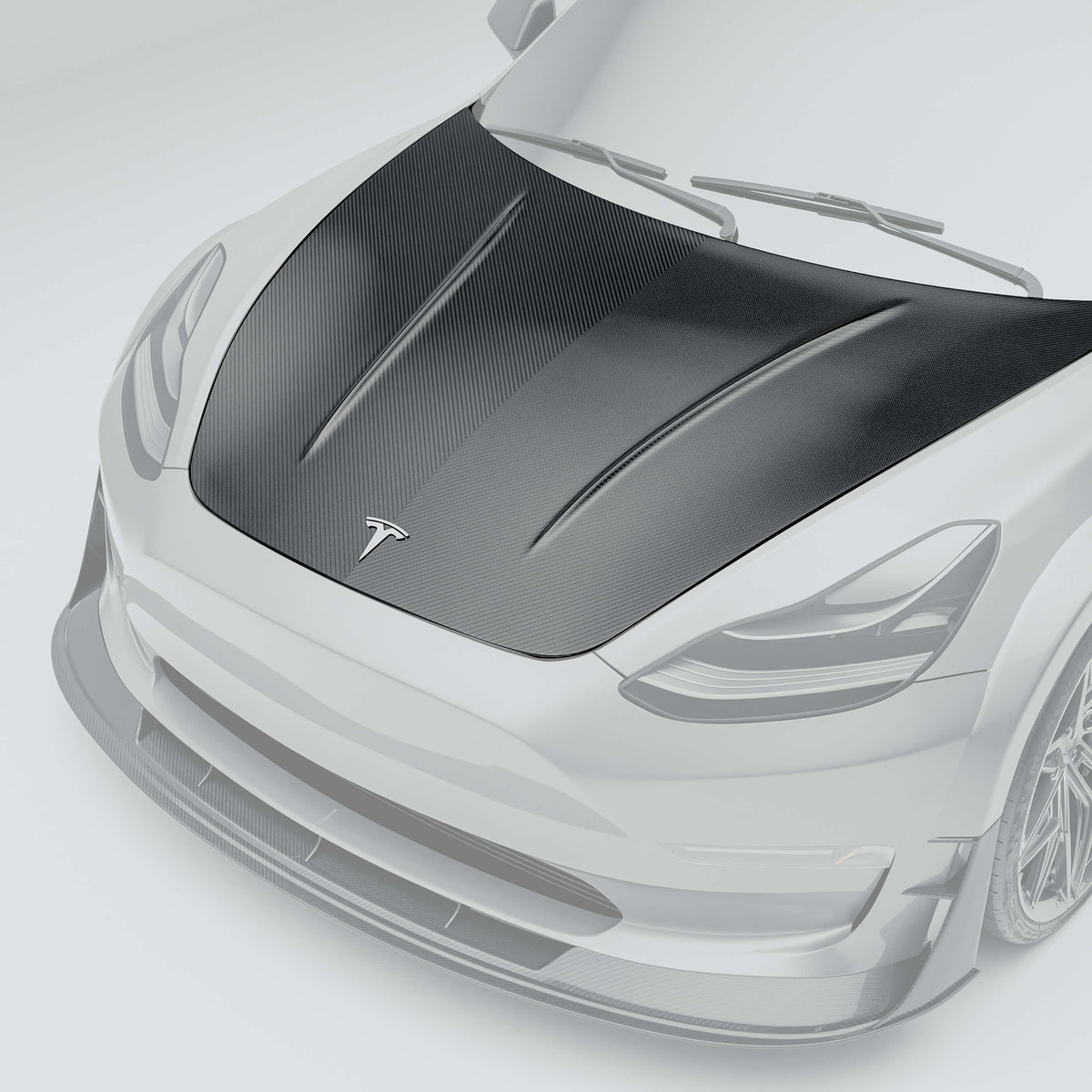 Tesla Model 3 Carbon Fiber Hood