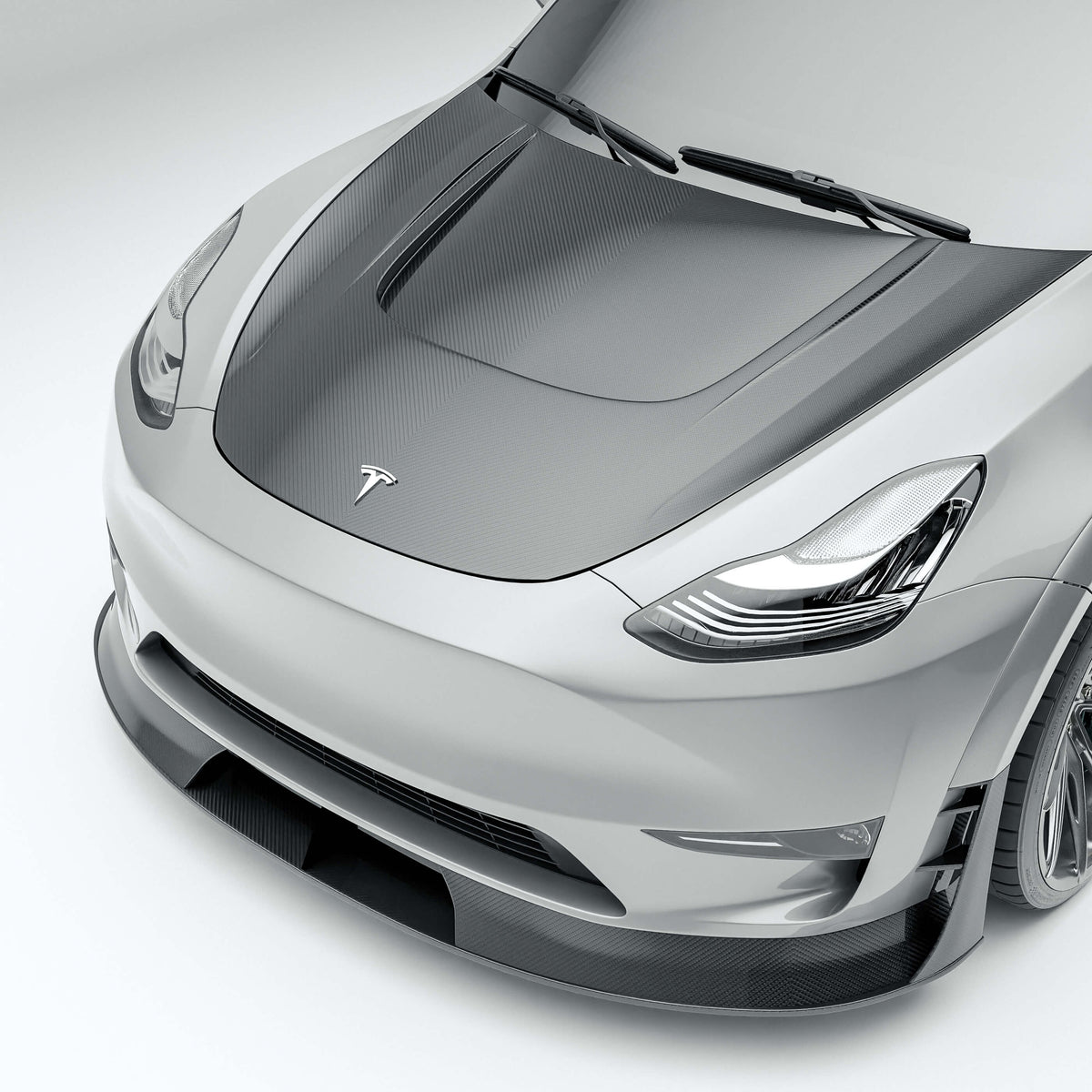 Tesla Model Y 2021-2024 Carbon Fiber Hood
