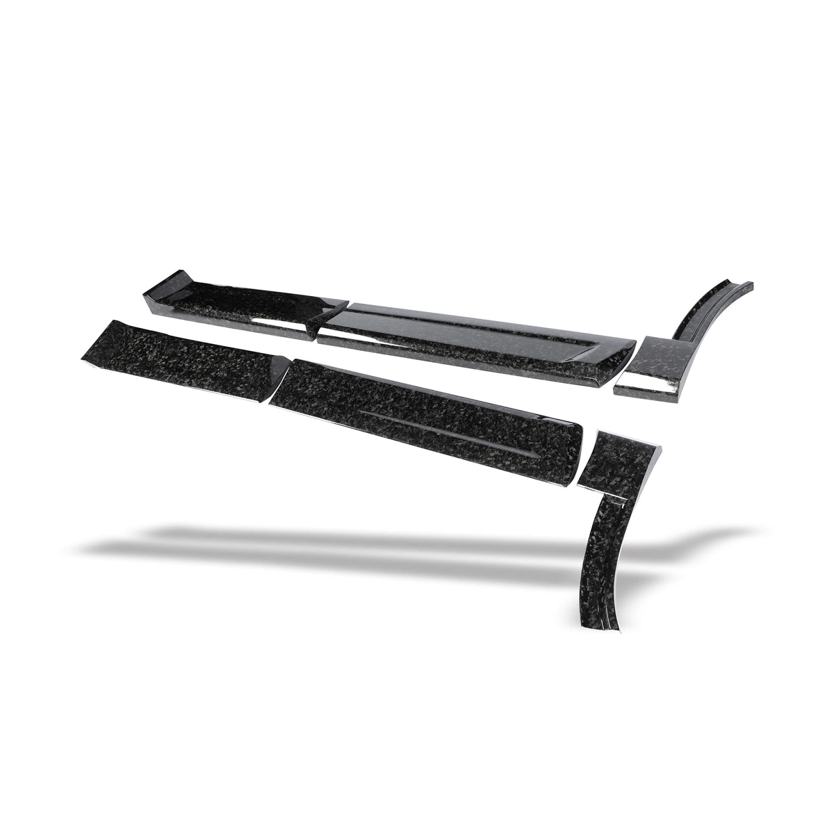 ZEEKR 9X Carbon Fiber Side Skirt Extensions