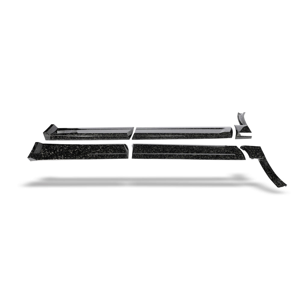 ZEEKR 9X Carbon Fiber Side Skirt Extensions