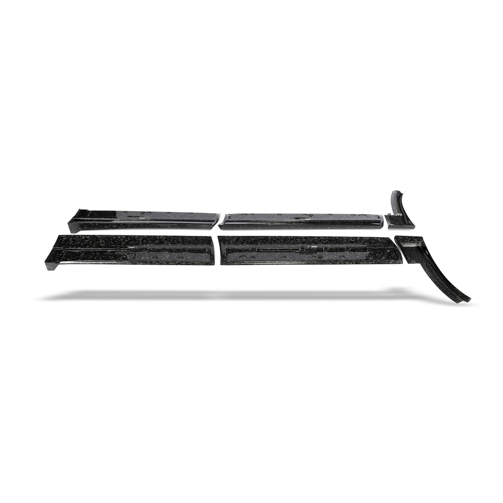 ZEEKR 9X Carbon Fiber Side Skirt Extensions