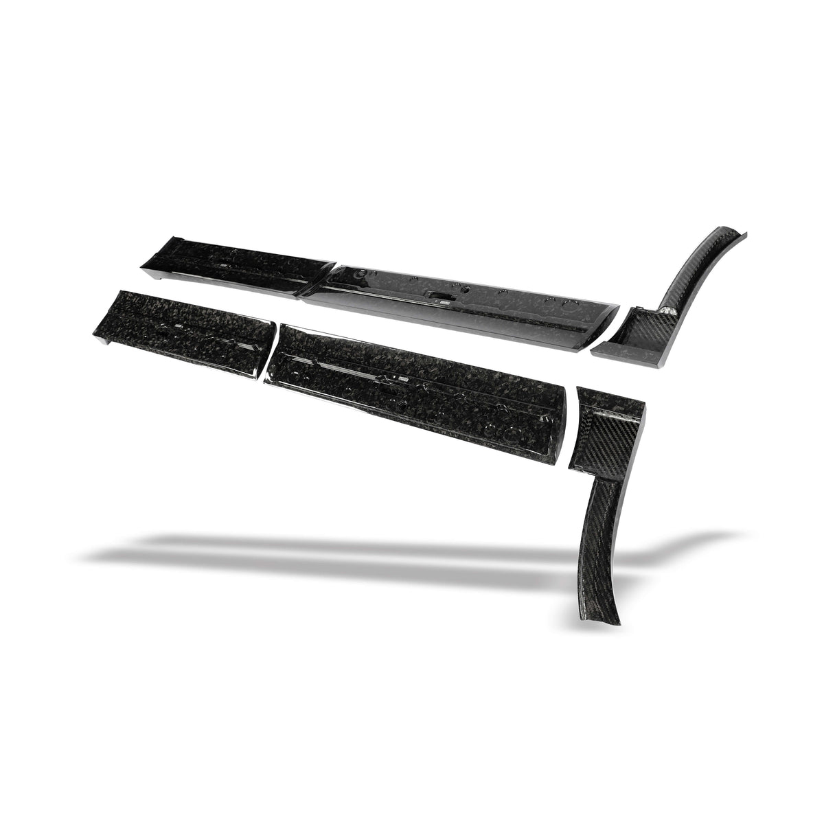 ZEEKR 9X Carbon Fiber Side Skirt Extensions