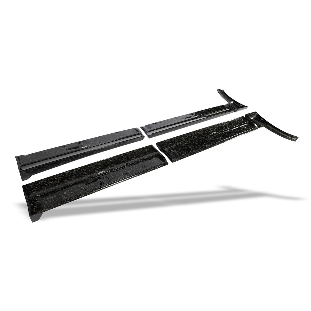 ZEEKR 9X Carbon Fiber Side Skirt Extensions