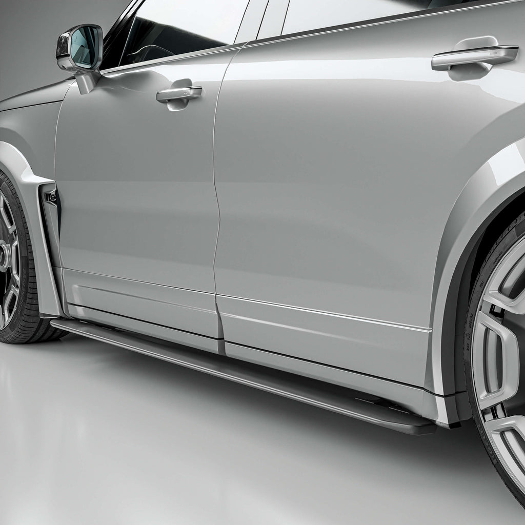 ZEEKR 9X Carbon Fiber Side Skirt Extensions