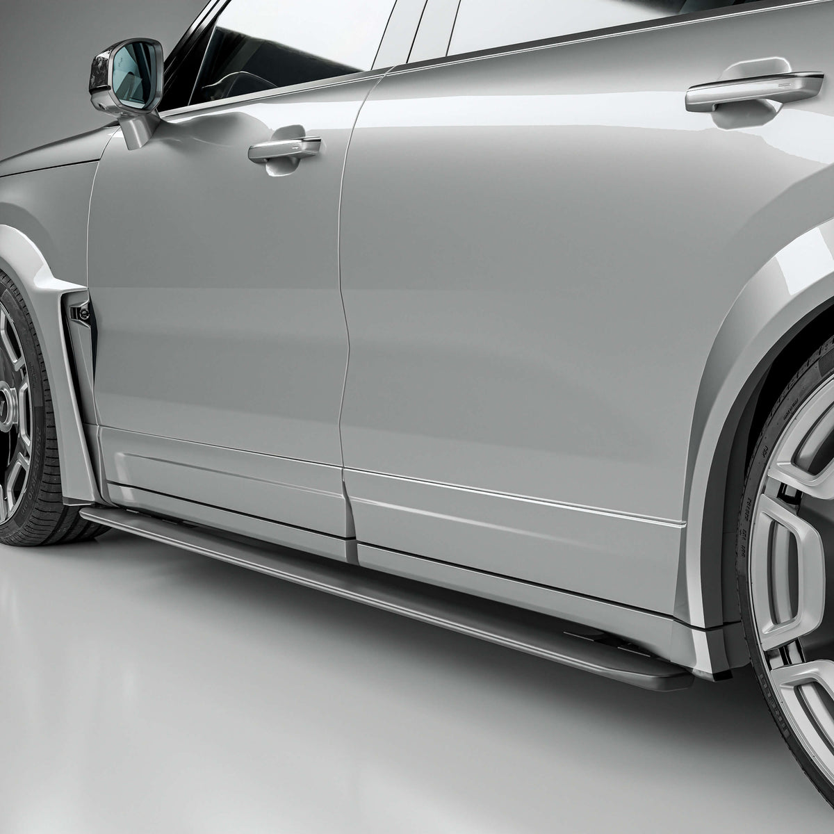ZEEKR 9X Carbon Fiber Side Skirt Extensions