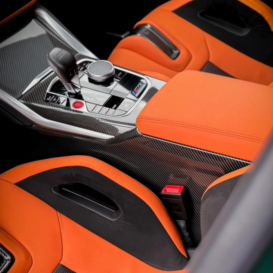 Interior Trim BMW G80/G81 M3 | G82/G83 M4 | G87 M2 – Center console side panel and rear vent frame set