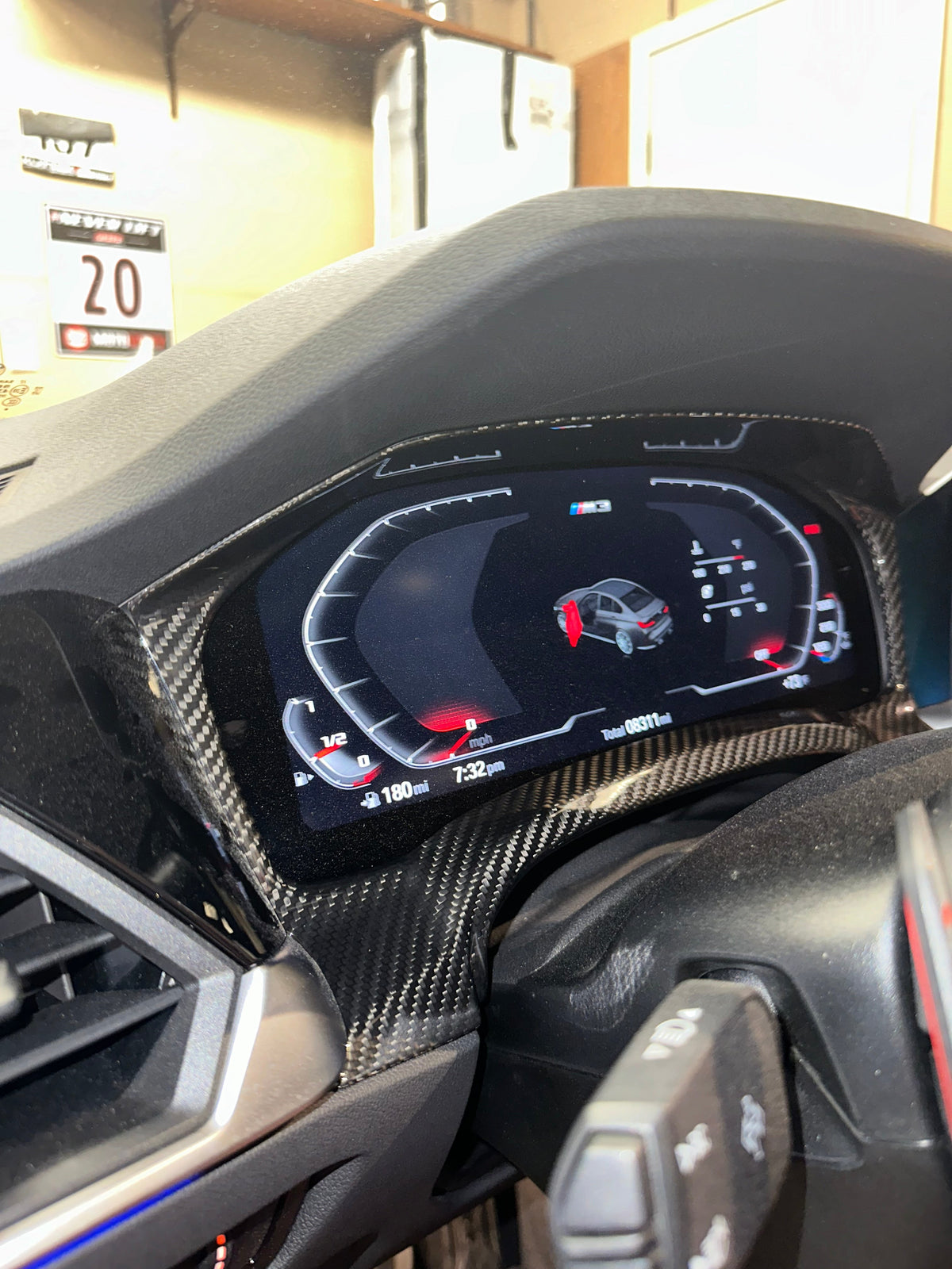 Interior Trim BMW G80/G81 M3 | G82/G83 M4 | G87 M2 – Instrument cluster frame (iDrive 7)