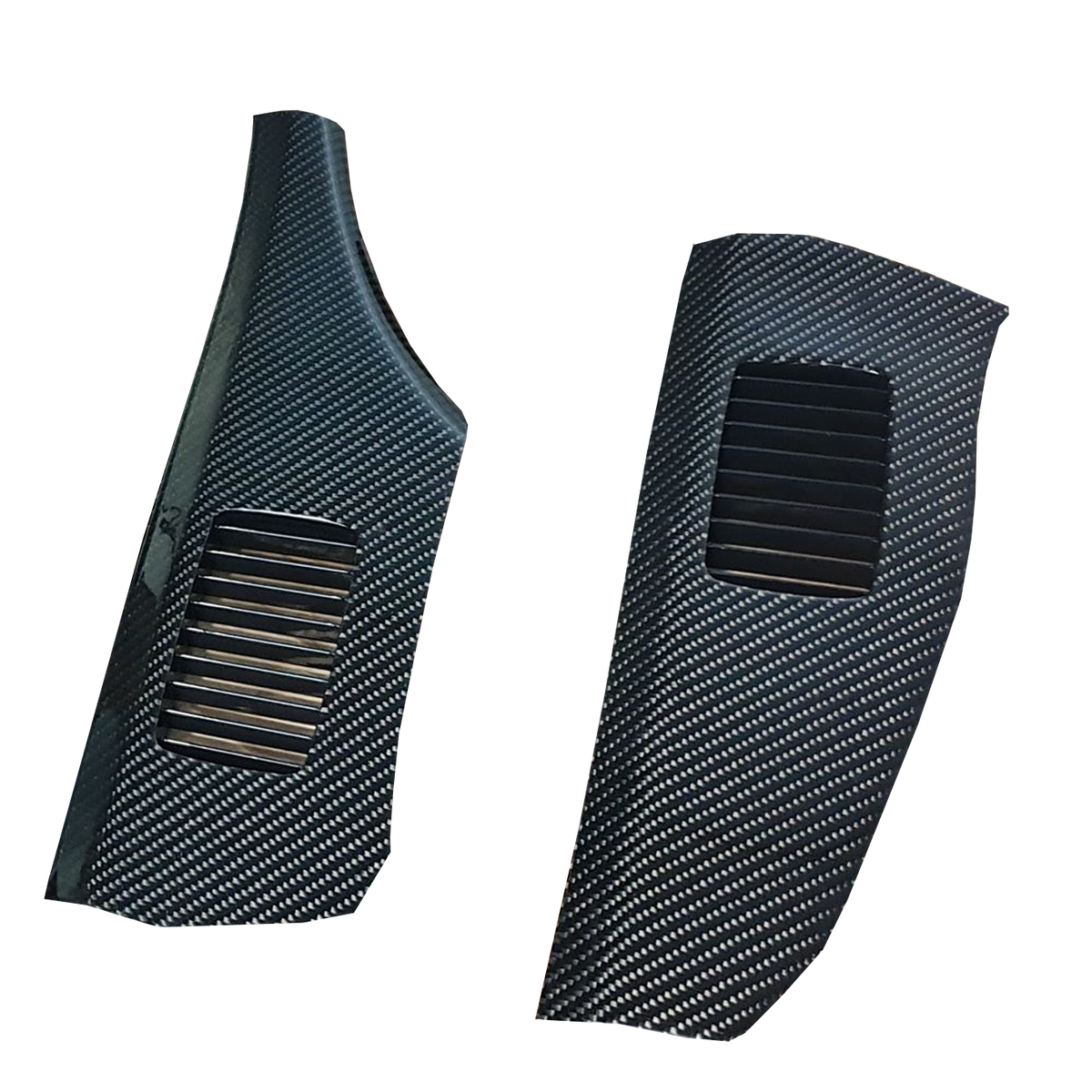 Two interior sill upper panels with built-in carbon vent grille – Audi R8 4S