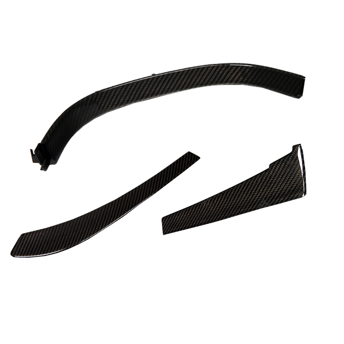 Three-piece carbon dashboard U-frame trim – Audi R8 4S