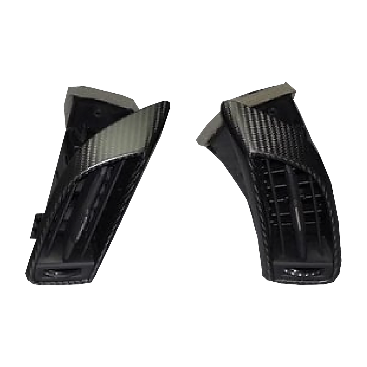 Two side vents with carbon housing, front view – Audi R8 4S