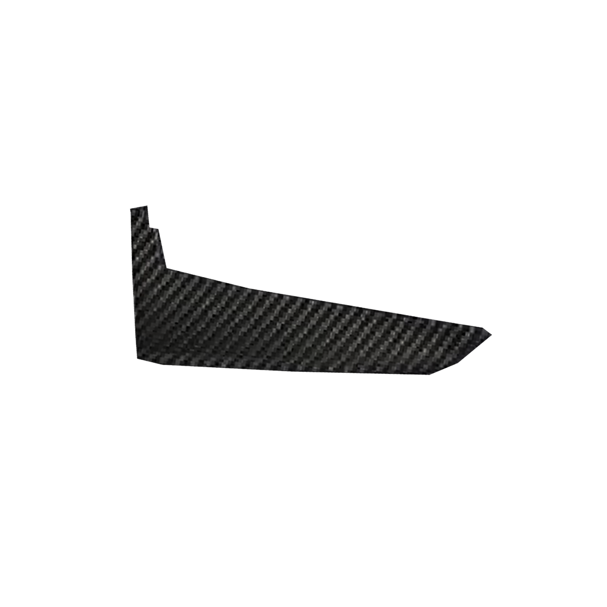 Passenger-side carbon dashboard trim, side view (1 pc) – Audi R8 4S