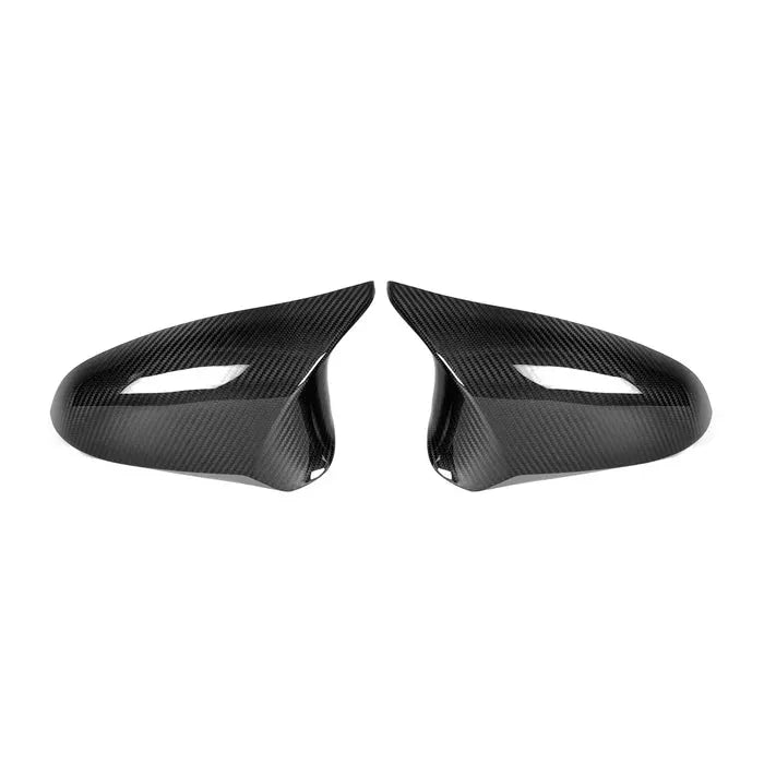 Carbon fiber tükörborítás pár hátulnézetből (gyári forma) – BMW F87 M2 Competition / F80 M3 / F82 M4