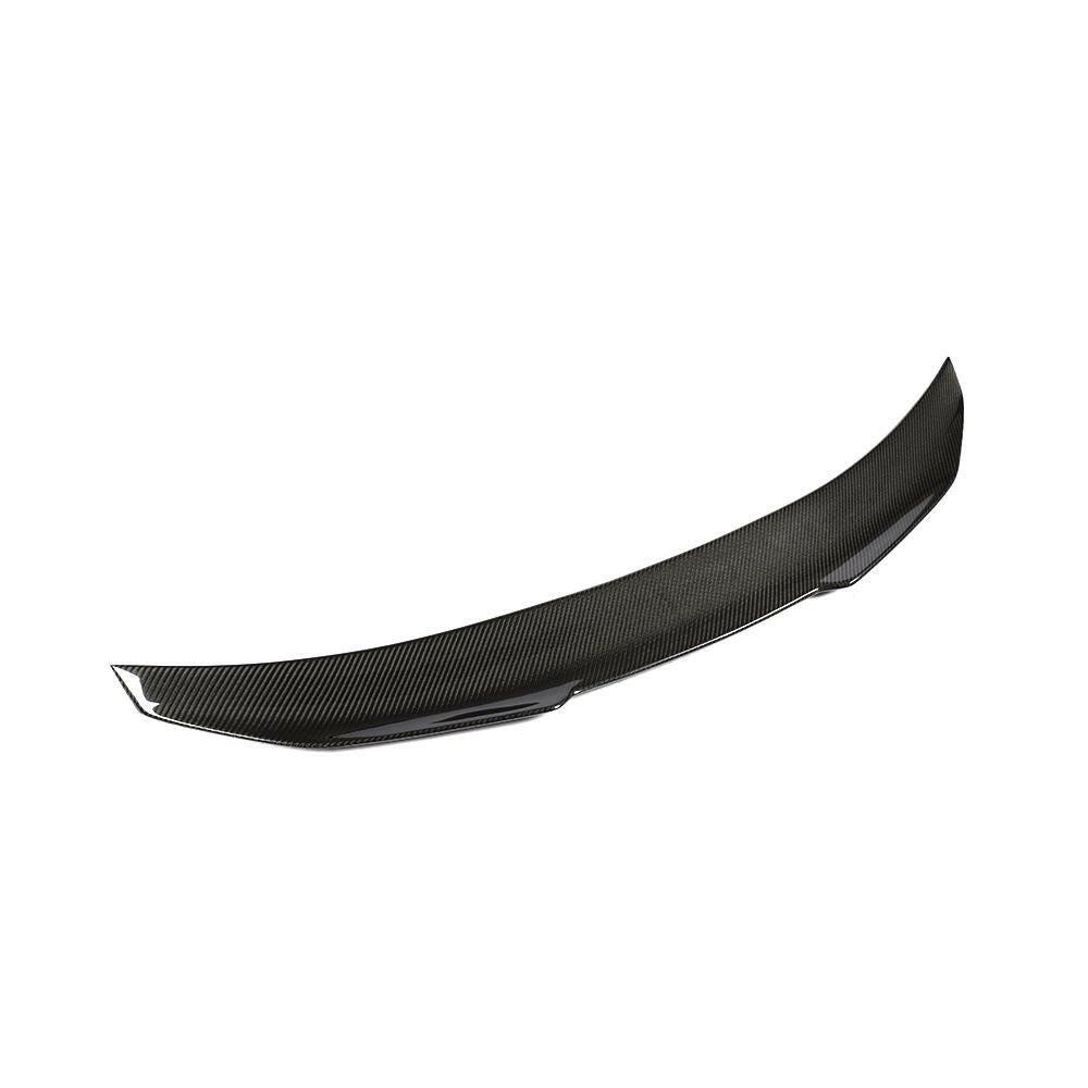 Carbon csomagtartó spoiler átlós nézetből, 1 darab (PSM Style High Kick) – BMW F80 M3 / F30