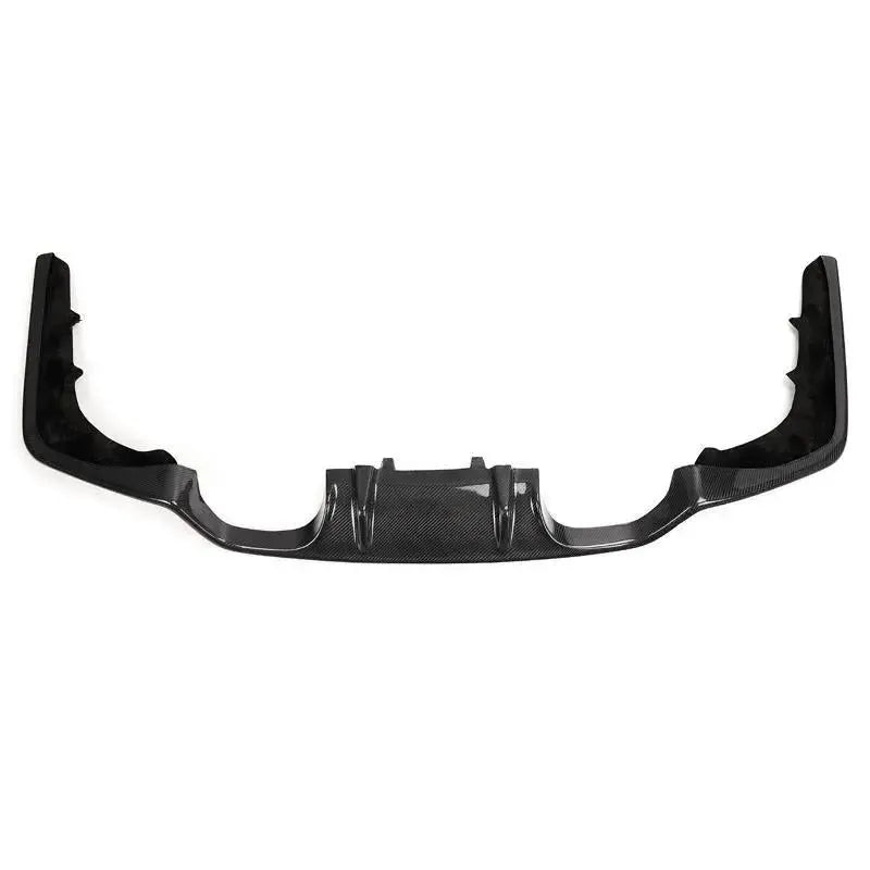 Egydarabos carbon hátsó diffúzor felülről-hátulról, fehér háttéren (3D Style) – BMW F80 M3 / F82 M4