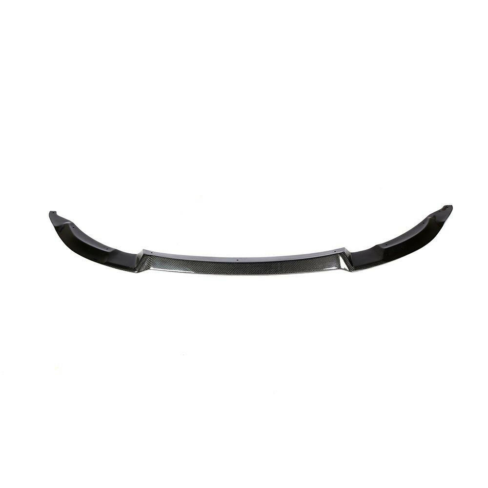 Carbon fiber front lip, front view, on a white background (CS Style) – BMW F80 M3 / F82 M4