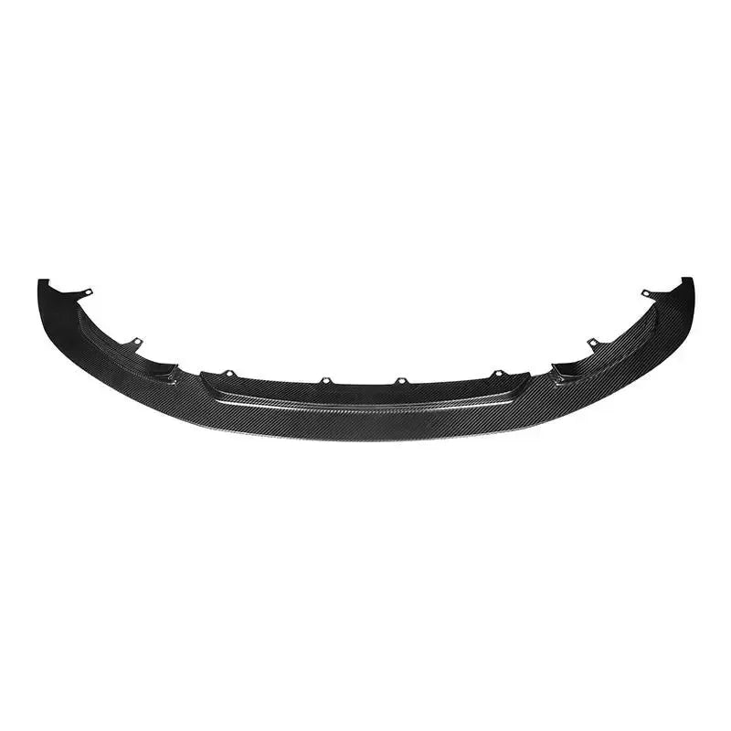 One-piece carbon fiber front lip, front view (GT4 Style) – BMW F80 M3 / F82 M4