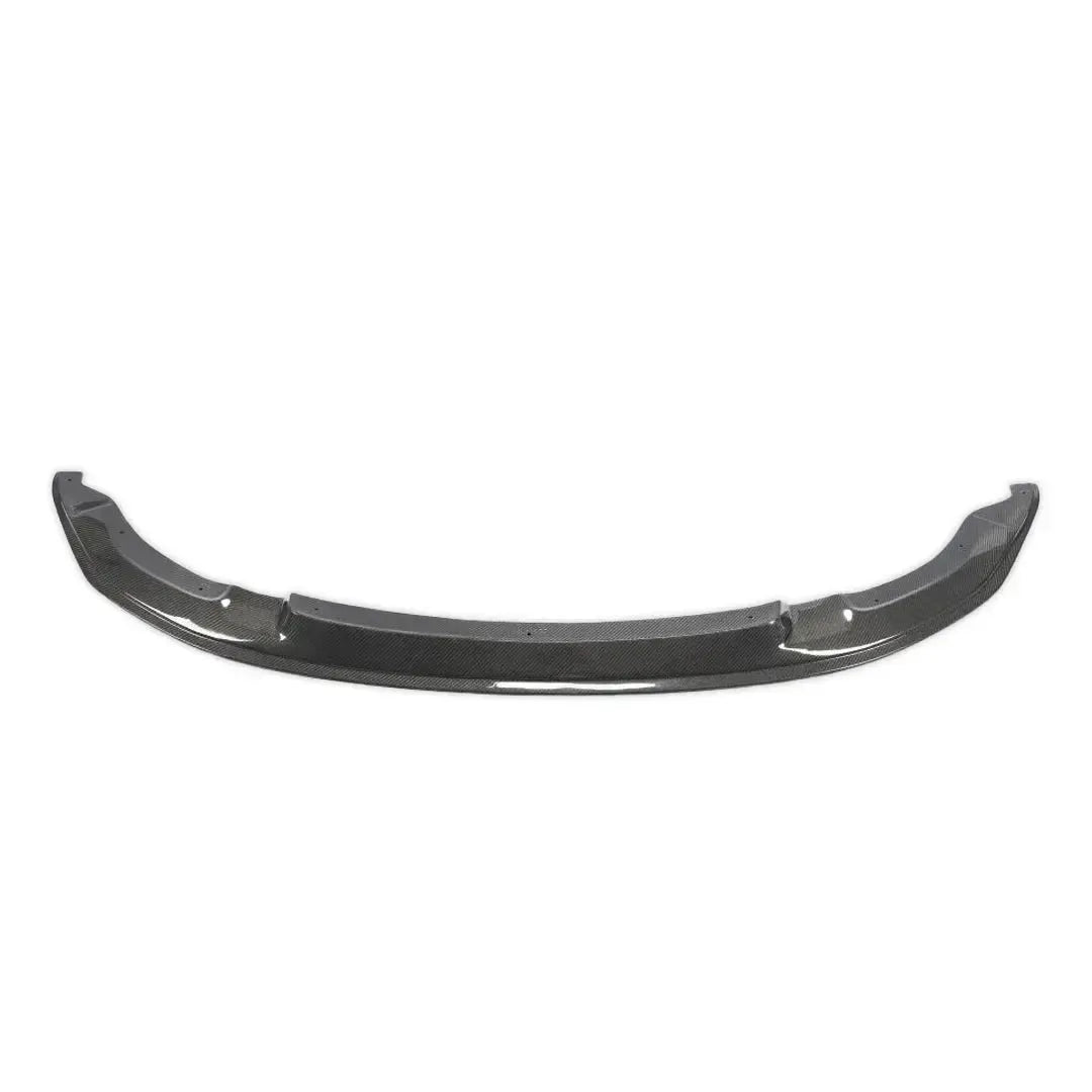 One-piece carbon fiber front lip, front view (J Style) – BMW F80 M3 / F82 M4
